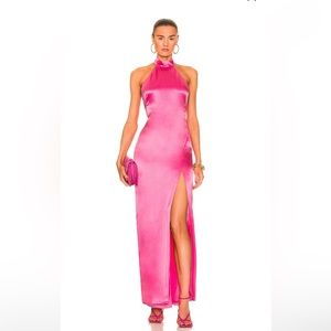 Pink Silk NICHOLAS Gown